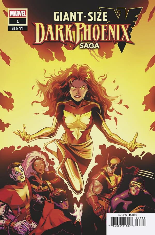 Cover image for GIANT-SIZE DARK PHOENIX SAGA #1 LEE GARBETT VARIANT