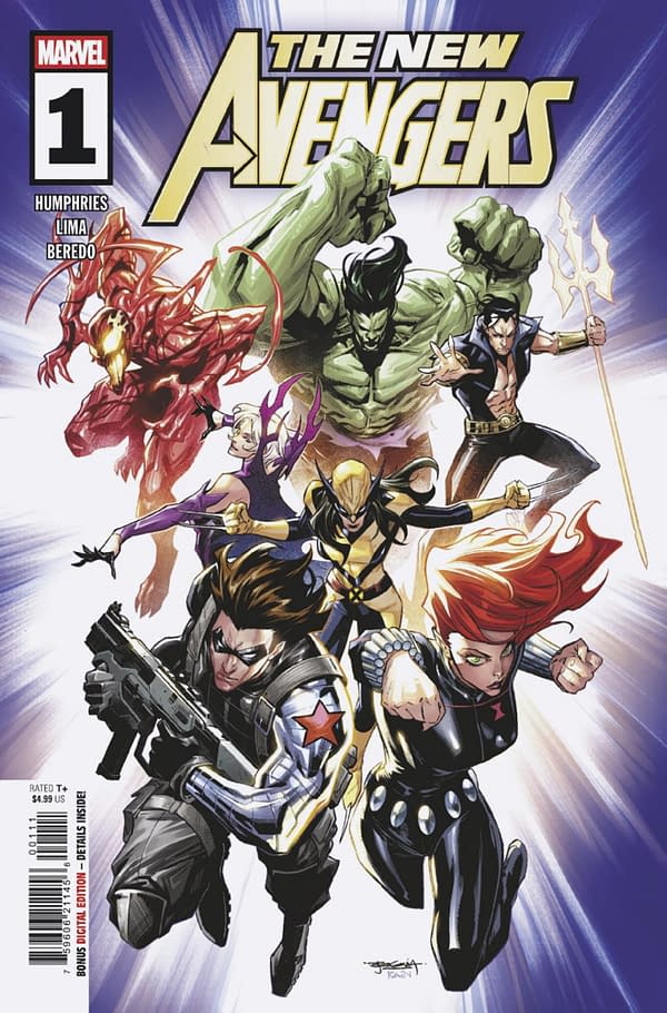 Cover image for NEW AVENGERS #1 STEPHEN SEGOVIA COVER