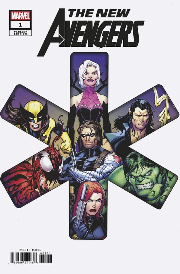 Cover image for NEW AVENGERS #1 MARK BAGLEY VARIANT