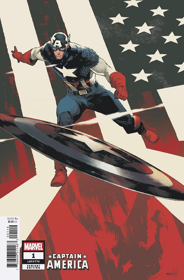 Cover image for CAPTAIN AMERICA #1 VALERIO SCHITI VARIANT