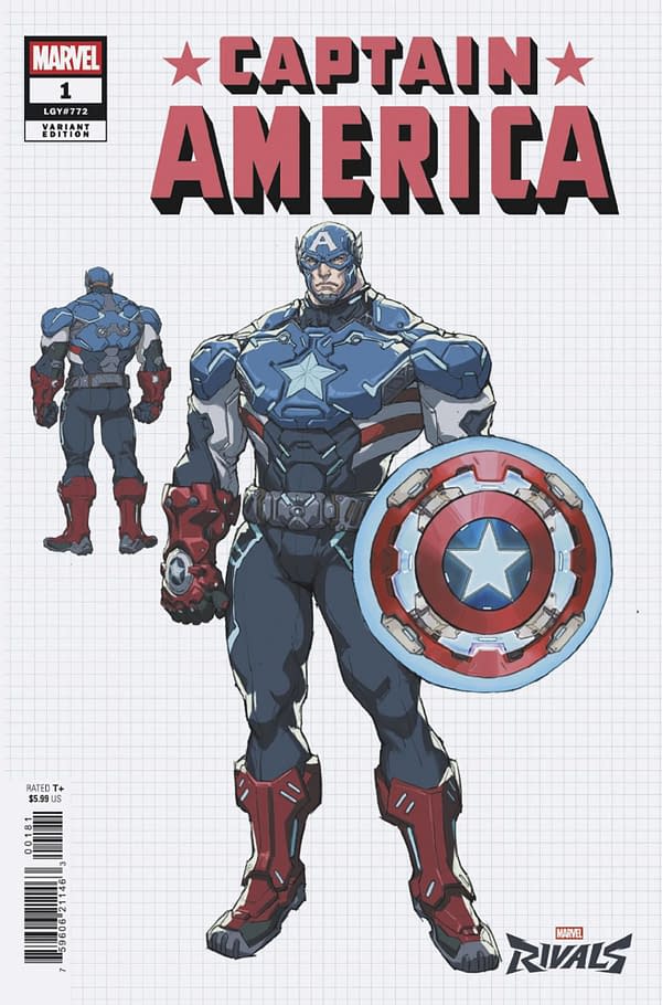 Cover image for CAPTAIN AMERICA #1 NETEASE GAMES MARVEL RIVALS VARIANT