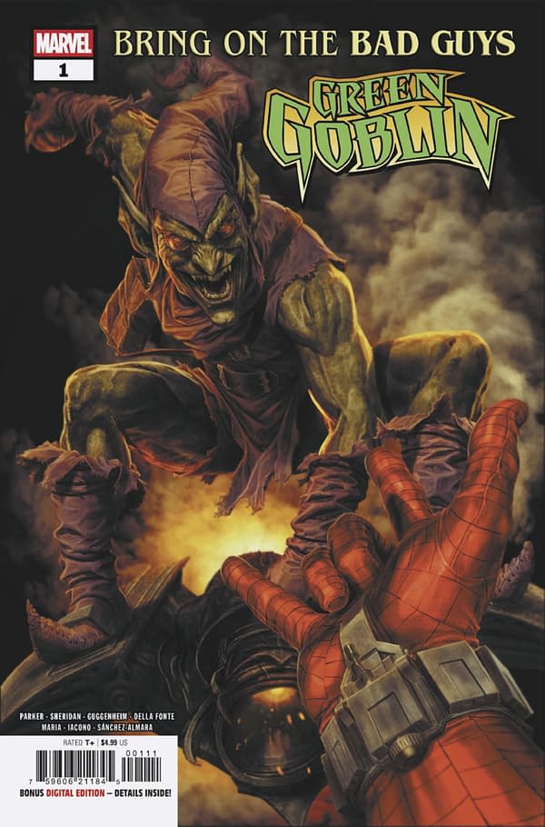 Cover image for BRING ON THE BAD GUYS: GREEN GOBLIN #1 LEE BERMEJO COVER