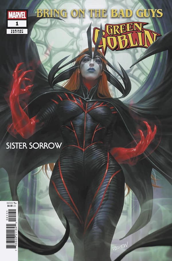Cover image for BRING ON THE BAD GUYS: GREEN GOBLIN #1 DERRICK CHEW SISTER SORROW VARIANT