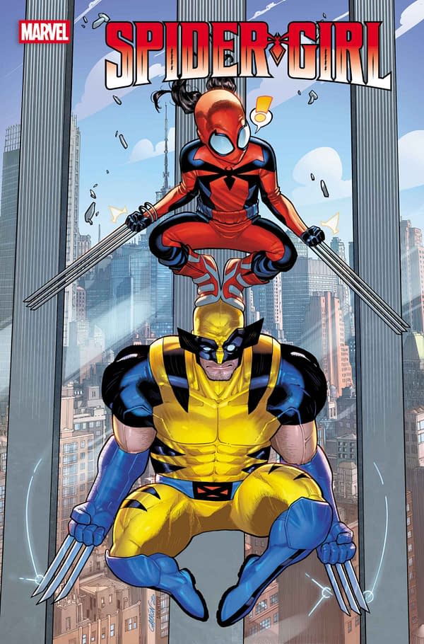 Cover image for SPIDER-GIRL #1 JAVIER GARRON SPIDER-GIRL FUNHOUSE MIRROR VARIANT