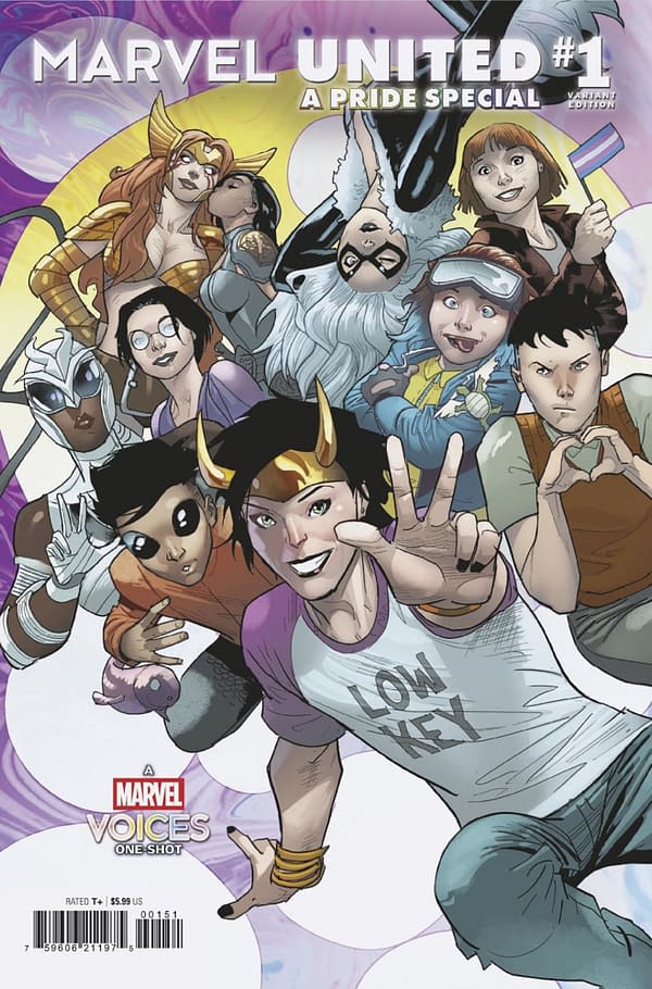 Cover image for MARVEL UNITED: A PRIDE SPECIAL #1 JAN BAZALDUA VARIANT