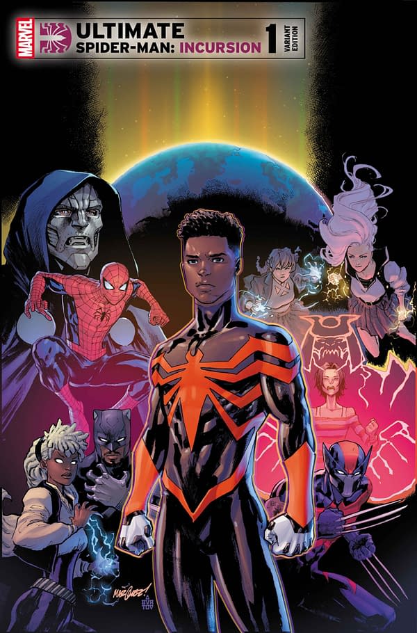 Cover image for ULTIMATE SPIDER-MAN: INCURSION #1 DAVID MARQUEZ VARIANT