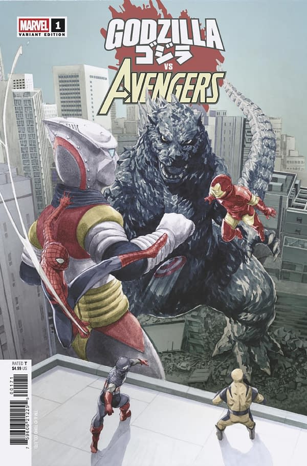 Cover image for GODZILLA VS. AVENGERS #1 MITSUHIRO ARITA VARIANT