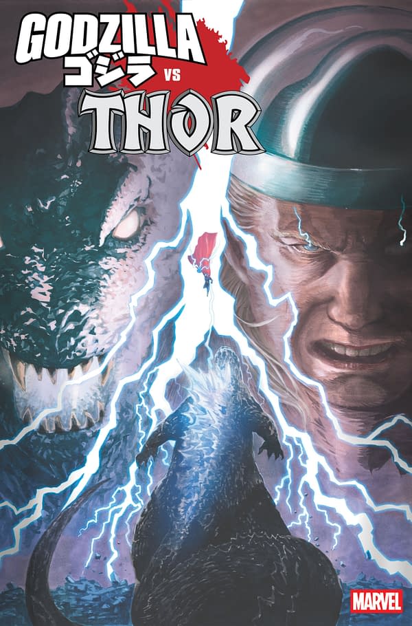 Cover image for GODZILLA VS. THOR #1 MITSUHIRO ARITA VARIANT