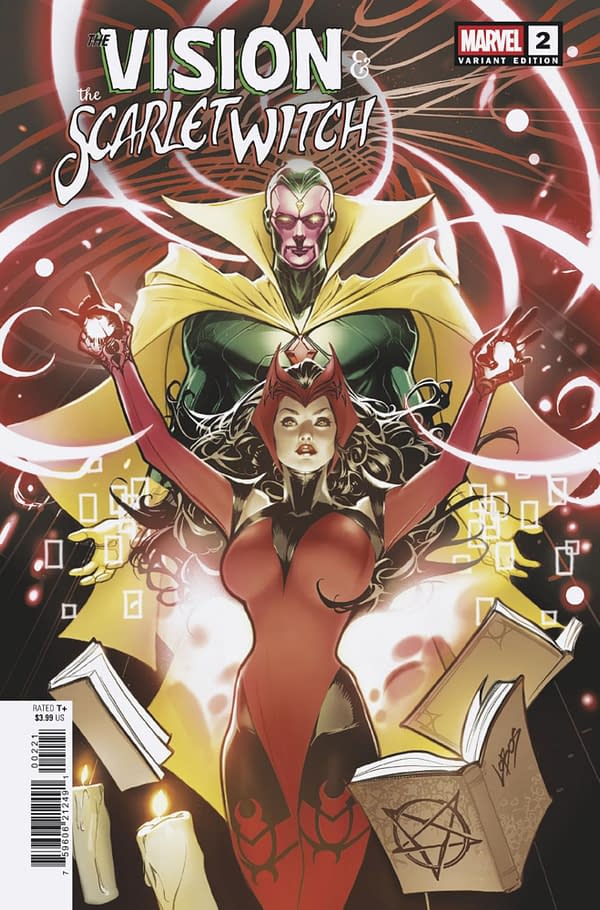 Cover image for THE VISION & THE SCARLET WITCH #2 PABLO VILLALOBOS VARIANT