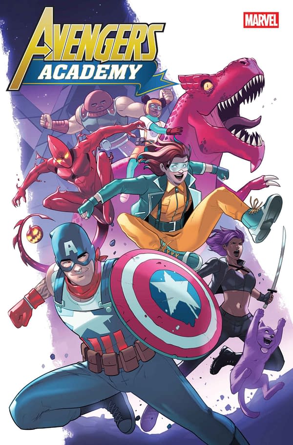 Cover image for AVENGERS ACADEMY ASSEMBLE #1 STEPHEN BRYNE COVER