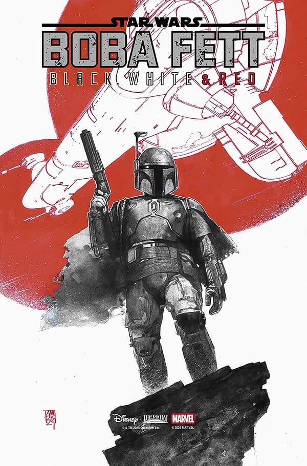 Boba Fett Gets A Black, White And Red Star Wars Series In September