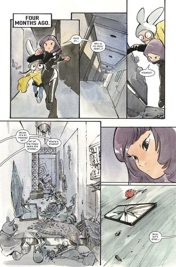 Interior preview page from 75960620798501611 ULTIMATE X-MEN #16 PEACH MOMOKO COVER, by Peach Momoko & Peach Momoko, in stores Wednesday, June 11, 2025 from Marvel