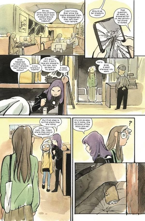 Interior preview page from 75960620798501611 ULTIMATE X-MEN #16 PEACH MOMOKO COVER, by Peach Momoko & Peach Momoko, in stores Wednesday, June 11, 2025 from Marvel