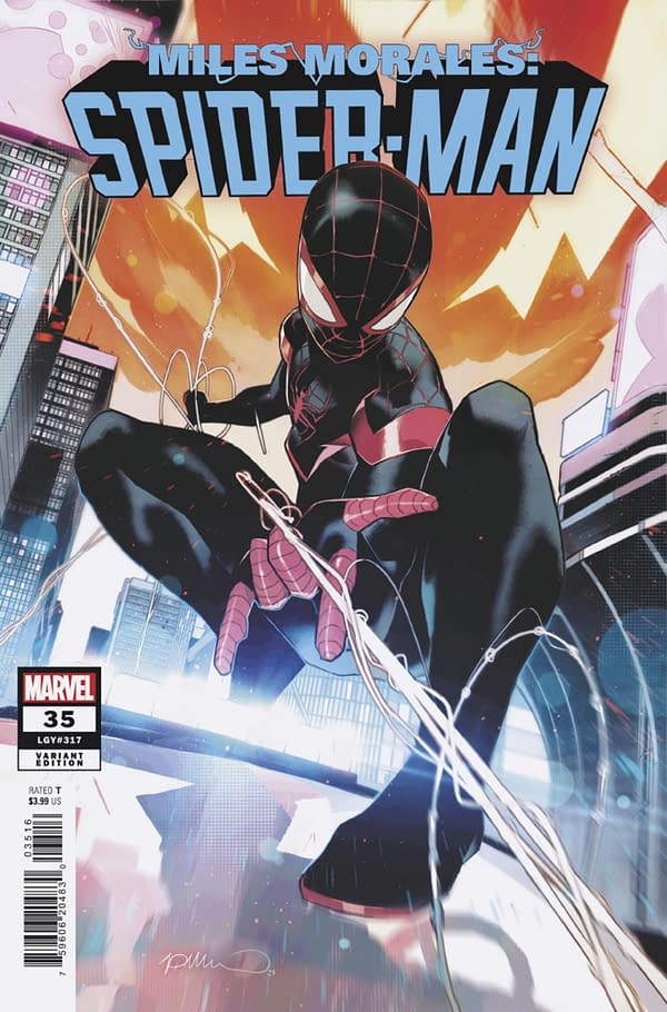 Cover image for MILES MORALES: SPIDER-MAN #35 SIMONE DI MEO VARIANT