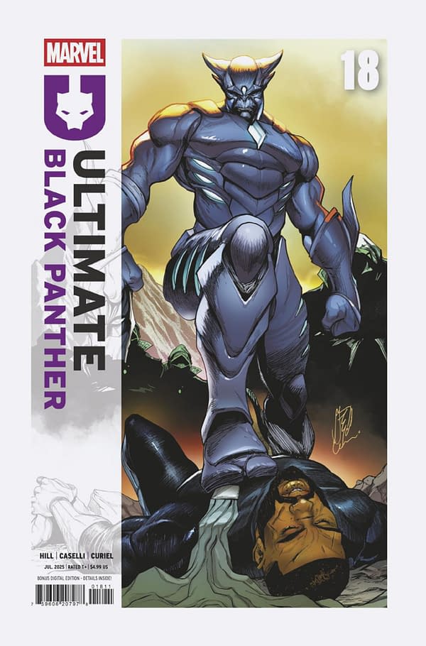 Cover image for ULTIMATE BLACK PANTHER #18 STEFANO CASELLI COVER