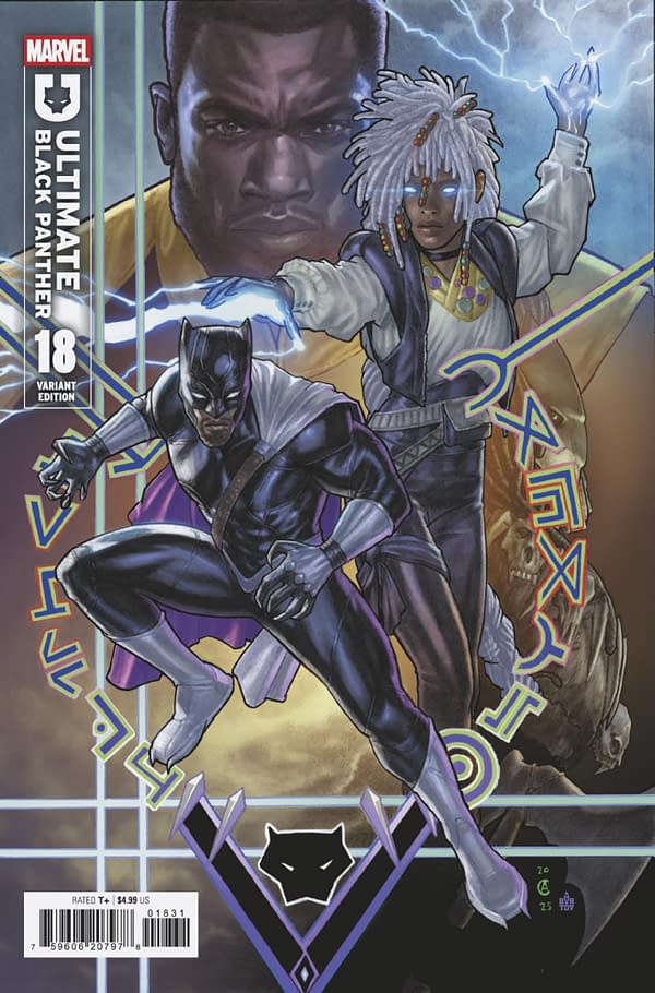 Cover image for ULTIMATE BLACK PANTHER #18 CHRIS ALLEN VARIANT