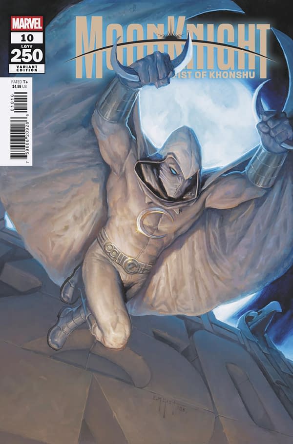 Cover image for MOON KNIGHT: FIST OF KHONSHU #10 E.M. GIST VARIANT