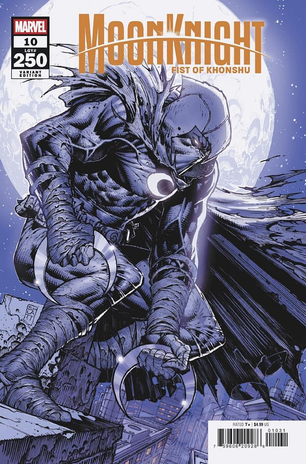 Cover image for MOON KNIGHT: FIST OF KHONSHU #10 STEPHEN PLATT VARIANT