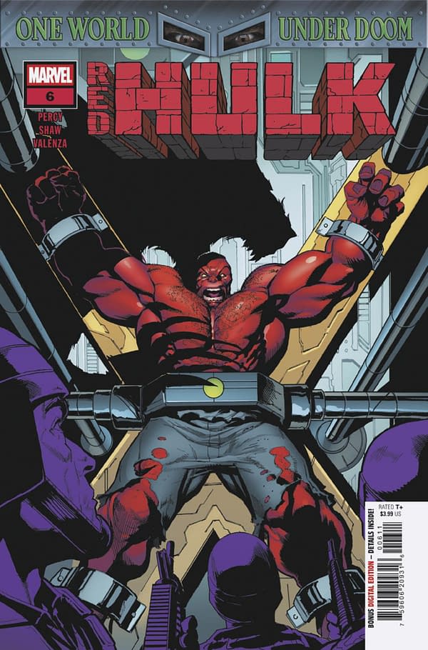 Cover image for RED HULK #6 GEOFF SHAW COVER