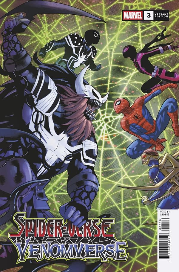 Cover image for SPIDER-VERSE VS. VENOMVERSE #3 JAN BAZALDUA VARIANT
