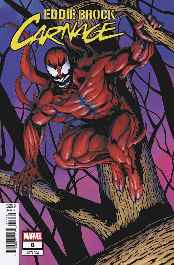 Cover image for EDDIE BROCK: CARNAGE #6 JUANN CABAL VARIANT