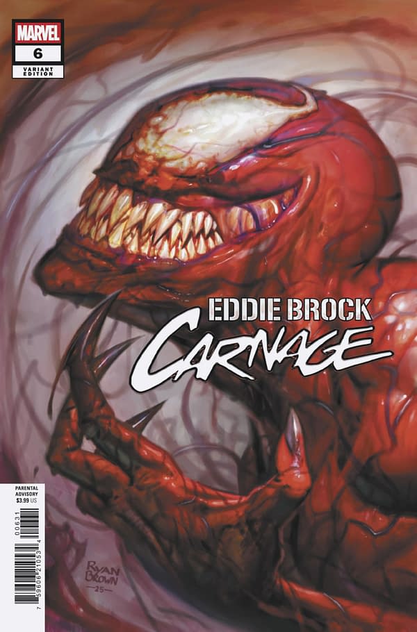 Cover image for EDDIE BROCK: CARNAGE #6 RYAN BROWN VARIANT