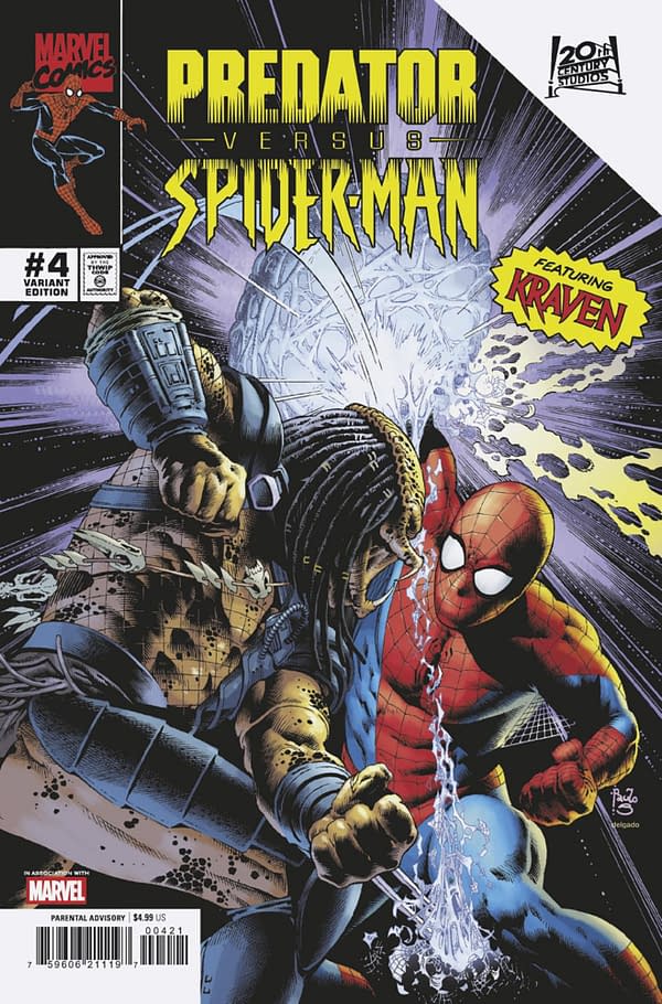 Cover image for PREDATOR VS. SPIDER-MAN #4 PAULO SIQUEIRA VARIANT