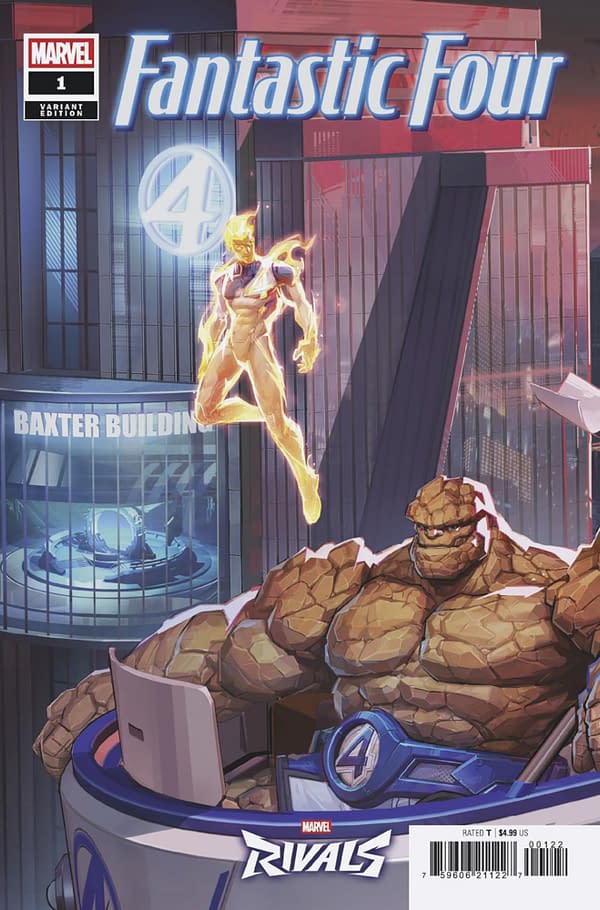 Cover image for FANTASTIC FOUR #1 NETEASE GAMES MARVEL RIVALS 2-PART CONNECTING VARIANT