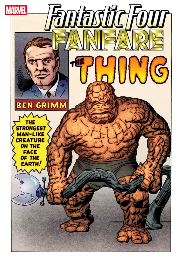 Cover image for FANTASTIC FOUR FANFARE #3 JACK KIRBY HIDDEN GEM VARIANT