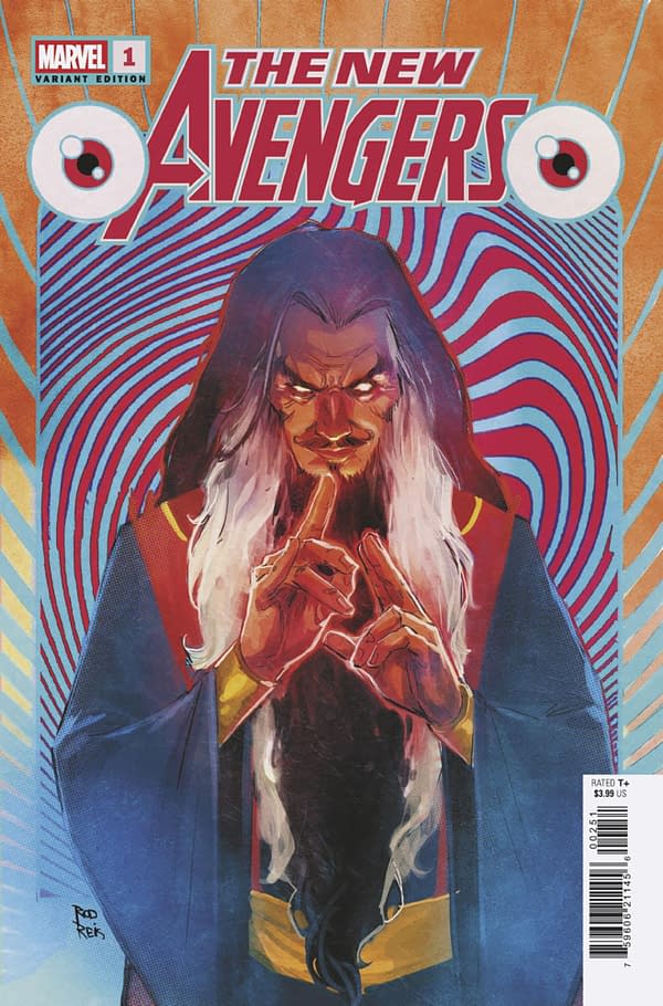Cover image for NEW AVENGERS #2 ROD REIS KILLUMINATI VARIANT