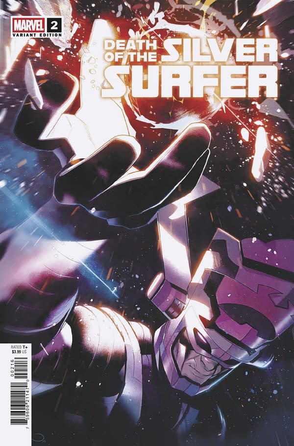 Cover image for DEATH OF THE SILVER SURFER #2 SIMONE DI MEO VARIANT