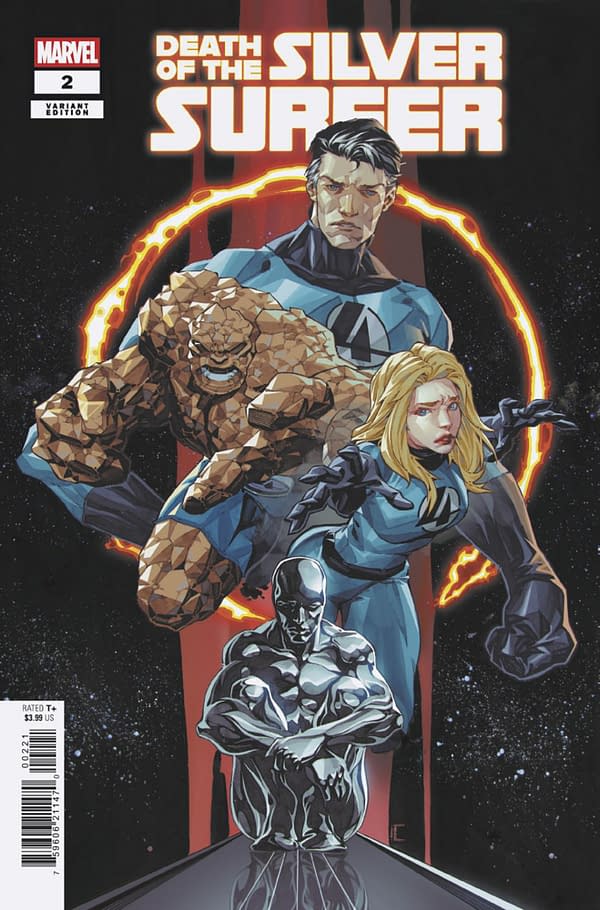 Cover image for DEATH OF THE SILVER SURFER #2 KAEL NGU VARIANT