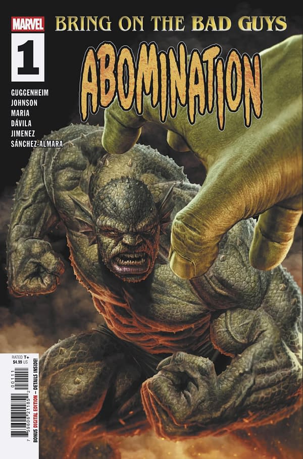 Cover image for BRING ON THE BAD GUYS: ABOMINATION #1 LEE BERMEJO COVER