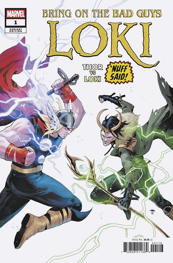 Cover image for BRING ON THE BAD GUYS: LOKI #1 ANAND RAMCHERON NUFF SAID VARIANT