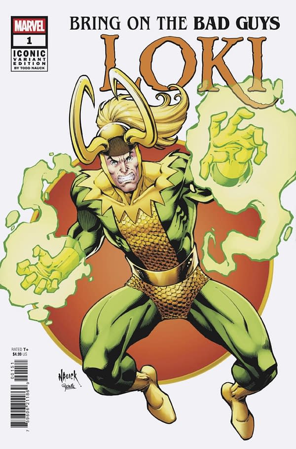 Cover image for BRING ON THE BAD GUYS: LOKI #1 TODD NAUCK ICONIC VARIANT