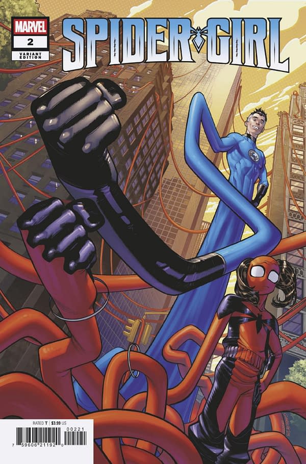 Cover image for SPIDER-GIRL #2 JAVIER GARRON SPIDER-GIRL FUNHOUSE MIRROR VARIANT
