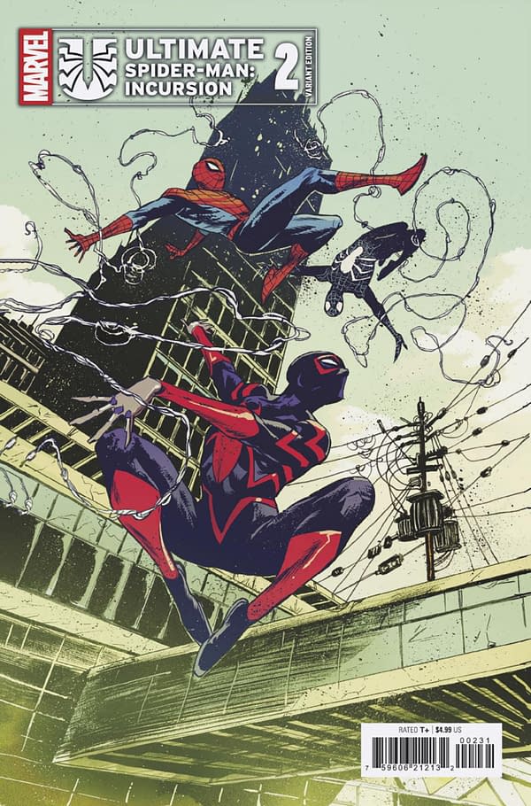 Cover image for ULTIMATE SPIDER-MAN: INCURSION #2 SANFORD GREENE VARIANT