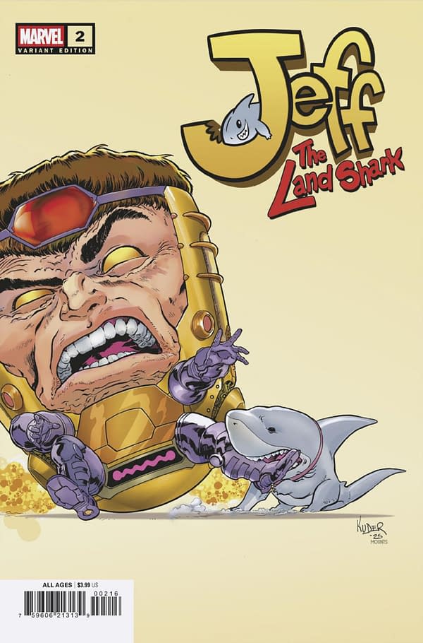 Cover image for JEFF THE LAND SHARK #2 AARON KUDER VARIANT