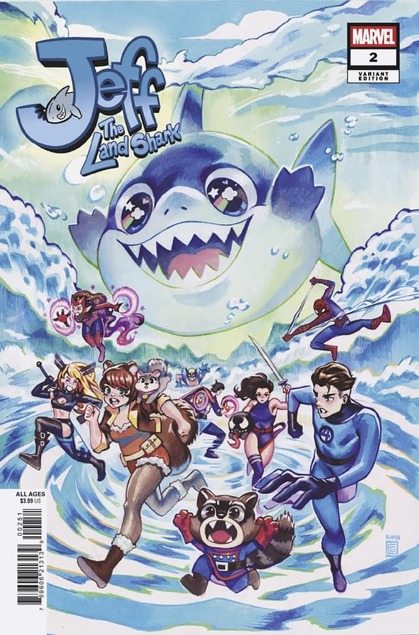 Cover image for JEFF THE LAND SHARK #2 RIAN GONZALES VARIANT