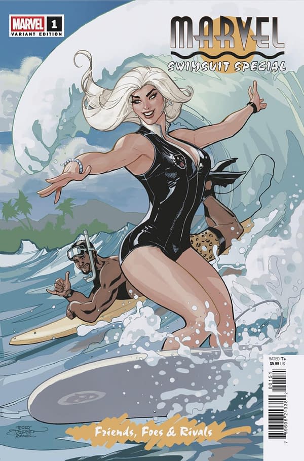 Cover image for MARVEL SWIMSUIT SPECIAL: FRIENDS, FOES & RIVALS #1 TERRY DODSON VARIANT