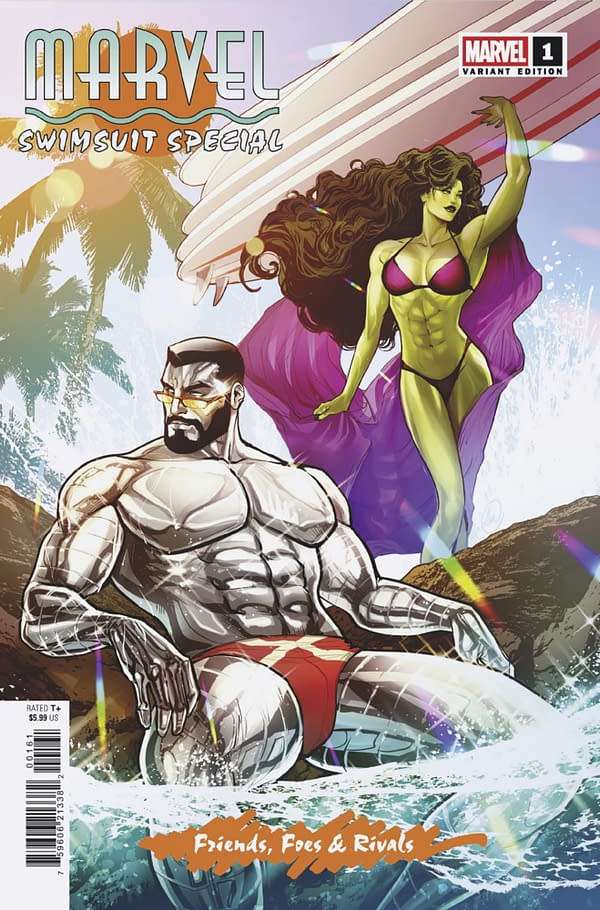 Cover image for MARVEL SWIMSUIT SPECIAL: FRIENDS, FOES & RIVALS #1 LUCAS WERNECK VARIANT