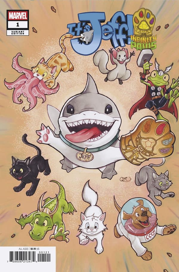 Cover image for IT'S JEFF: INFINITY PAWS #1 CHRISSIE ZULLO VARIANT