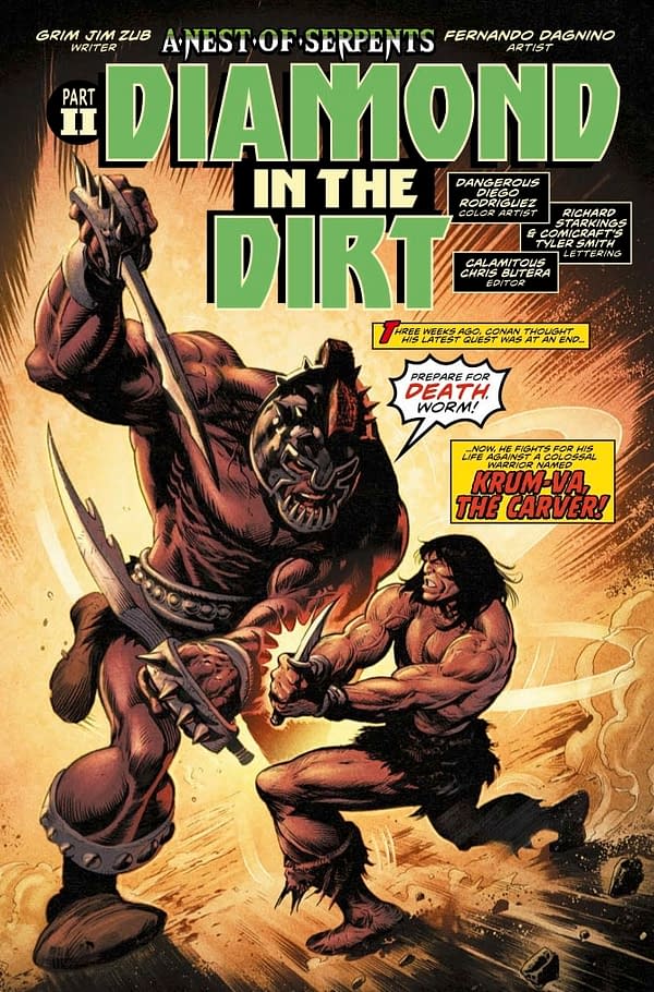 Interior preview page from Conan The Barbarian #22
