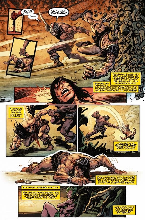 Interior preview page from Conan The Barbarian #22