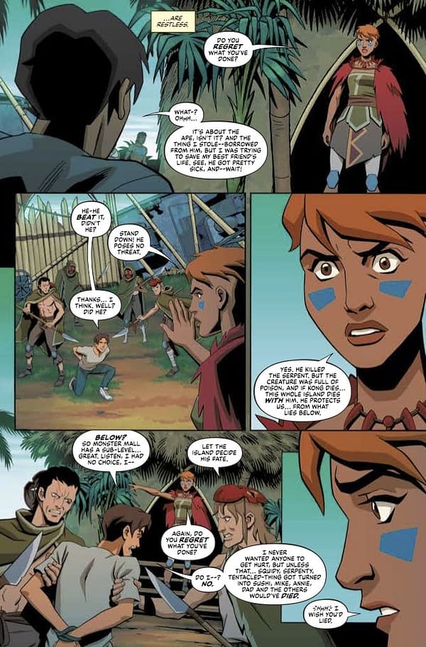 Interior preview page from Return to Skull Island #1