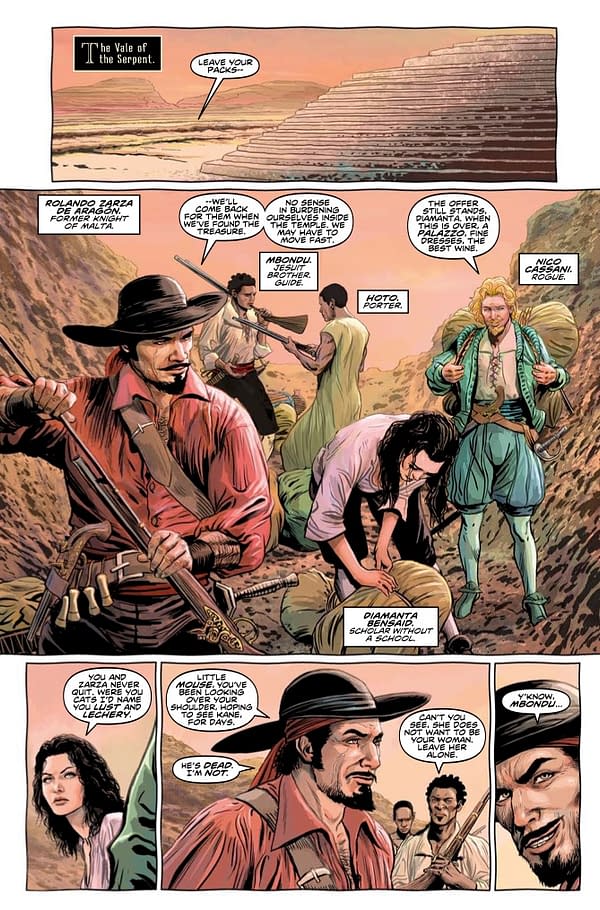 Interior preview page from Solomon Kane: The Serpent Ring #4