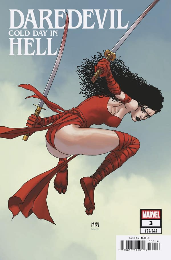 Cover image for DAREDEVIL: COLD DAY IN HELL #3 STEVE MCNIVEN VARIANT