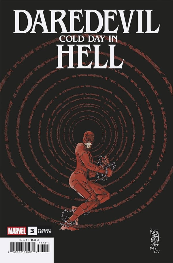 Cover image for DAREDEVIL: COLD DAY IN HELL #3 GIUSEPPE CAMUNCOLI VARIANT