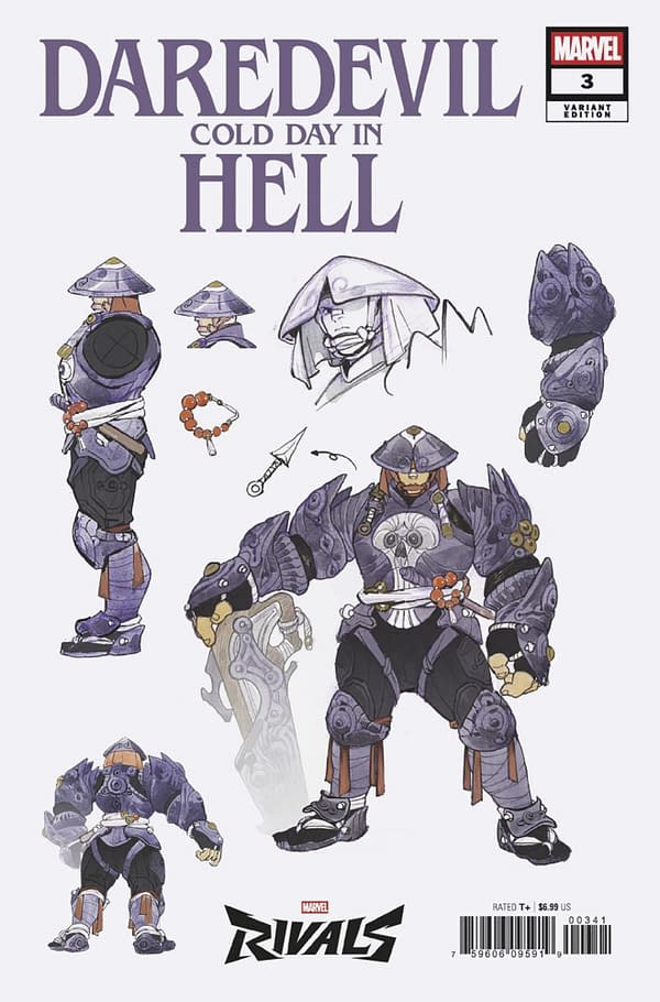 Cover image for DAREDEVIL: COLD DAY IN HELL #3 PEACH MOMOKO MARVEL RIVALS VARIANT