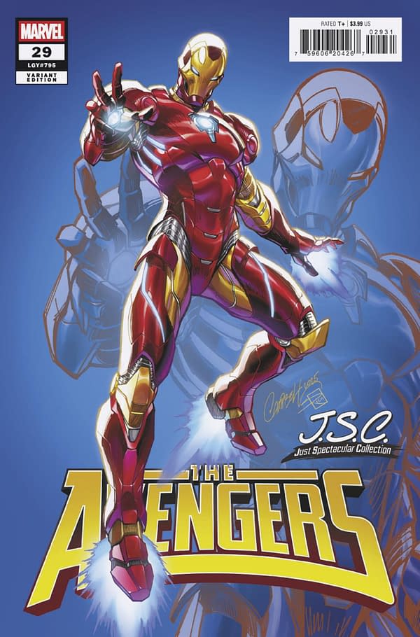 Cover image for AVENGERS #29 J. SCOTT CAMPBELL JUST SPECTACULAR COLLECTION VARIANT